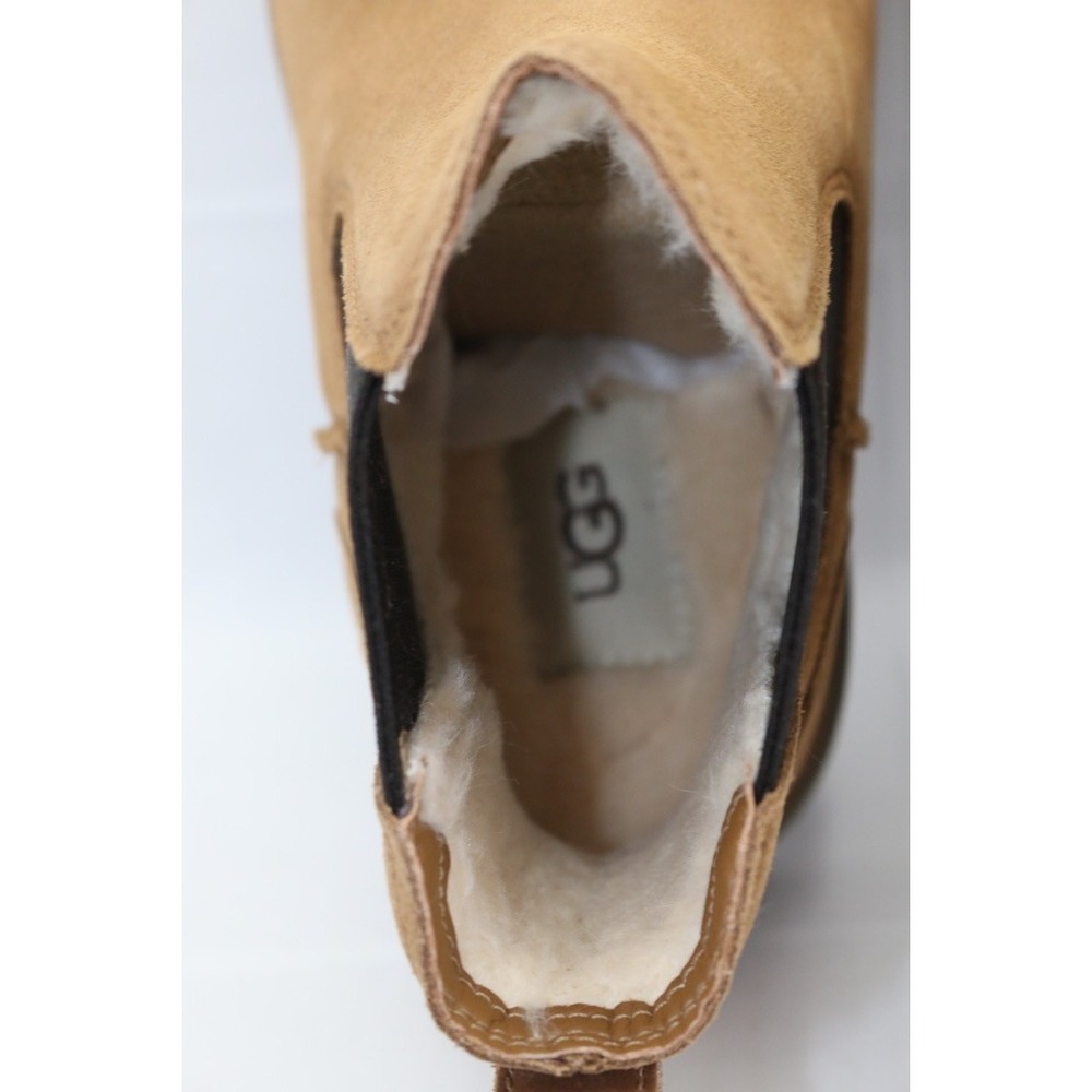UGG CHELSEA MEN BOOTS LEATHER  Chestnut Size 7 / UK 6 / EU 40 / JP 25 - Picture 7 of 16